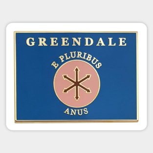 Vintage Greendale Community College Sticker